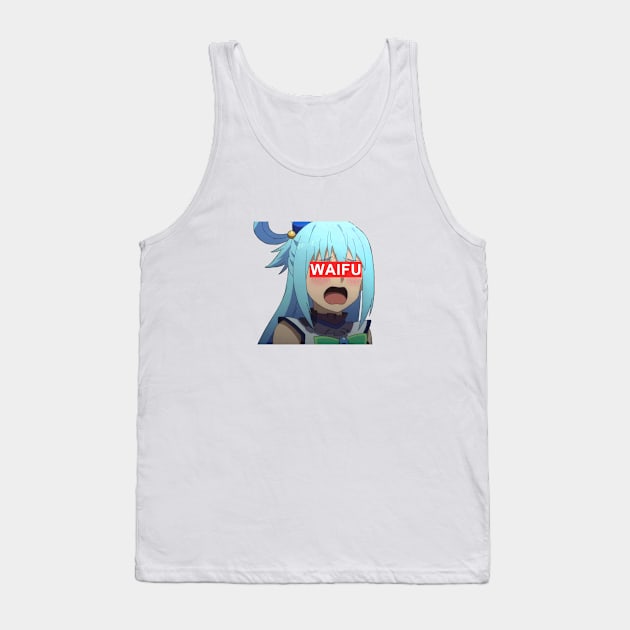 aqua konosuba waifu anime Tank Top by CalvertSheik